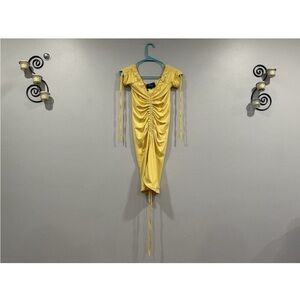 Baby Boo Samantha Dress in Yellow Size 8